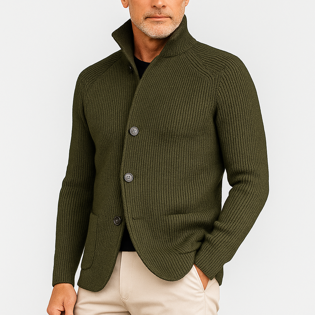 Marchmel | Homme Cardigan à Boutons Tricoté
