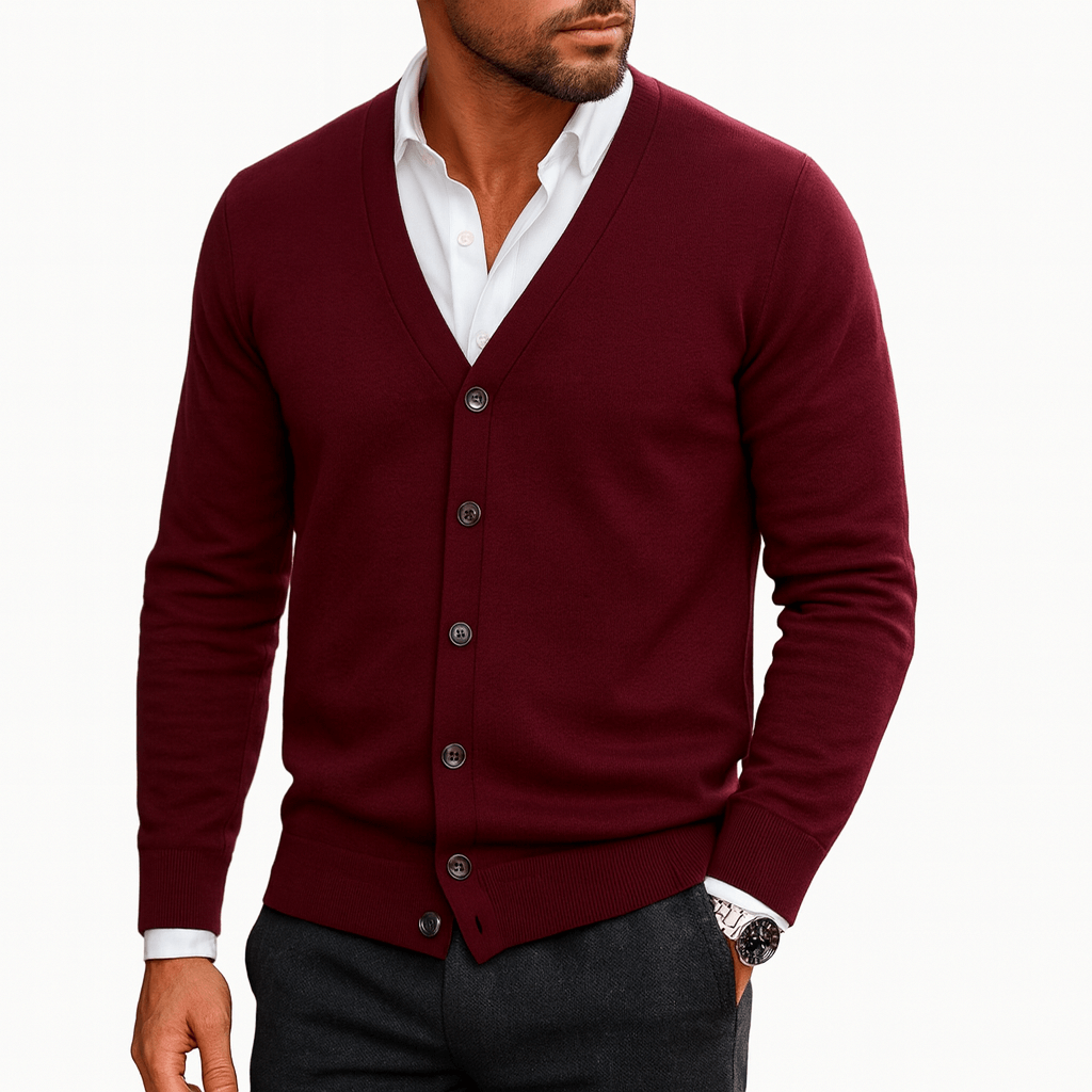 Marchmel | Homme Cardigan à Boutons en V