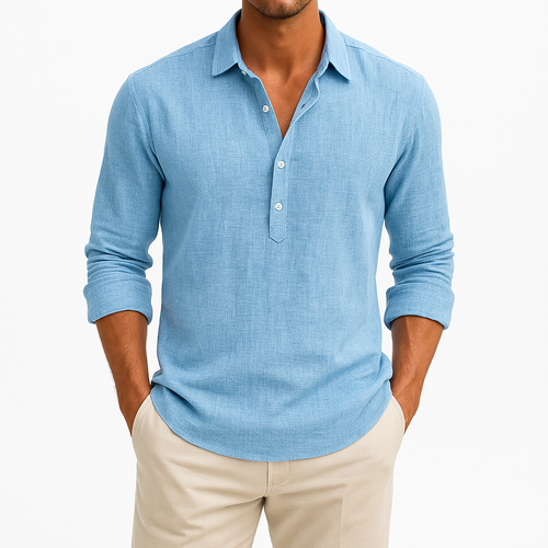 Marchmel | Homme Chemise Boutonnée en Lin