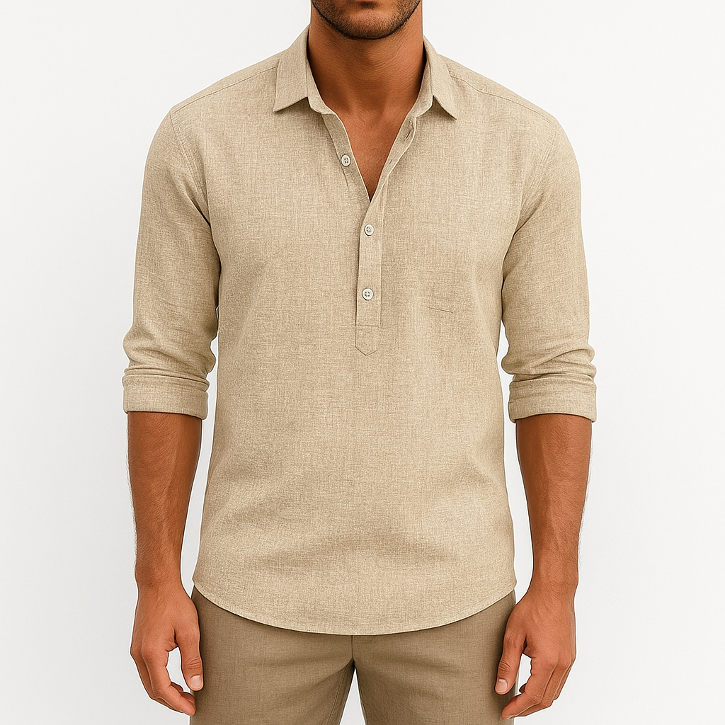 Marchmel | Homme Chemise Boutonnée en Lin