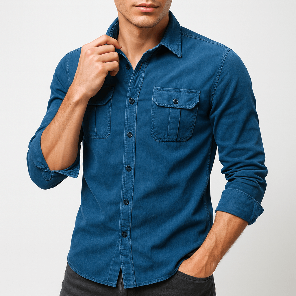 Marchmel | Homme Chemise Décontractée en Duvet