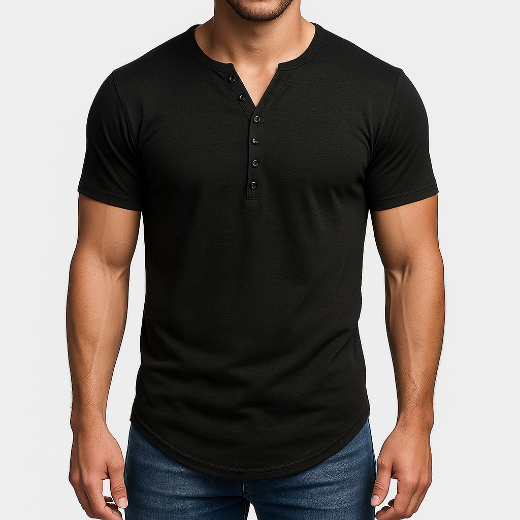 Marchmel | Homme Chemise Henley Ajustée