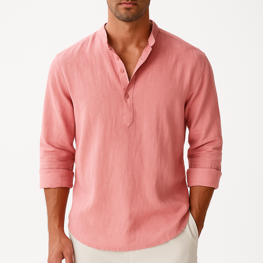 Marchmel | Homme Chemise Henley en Lin