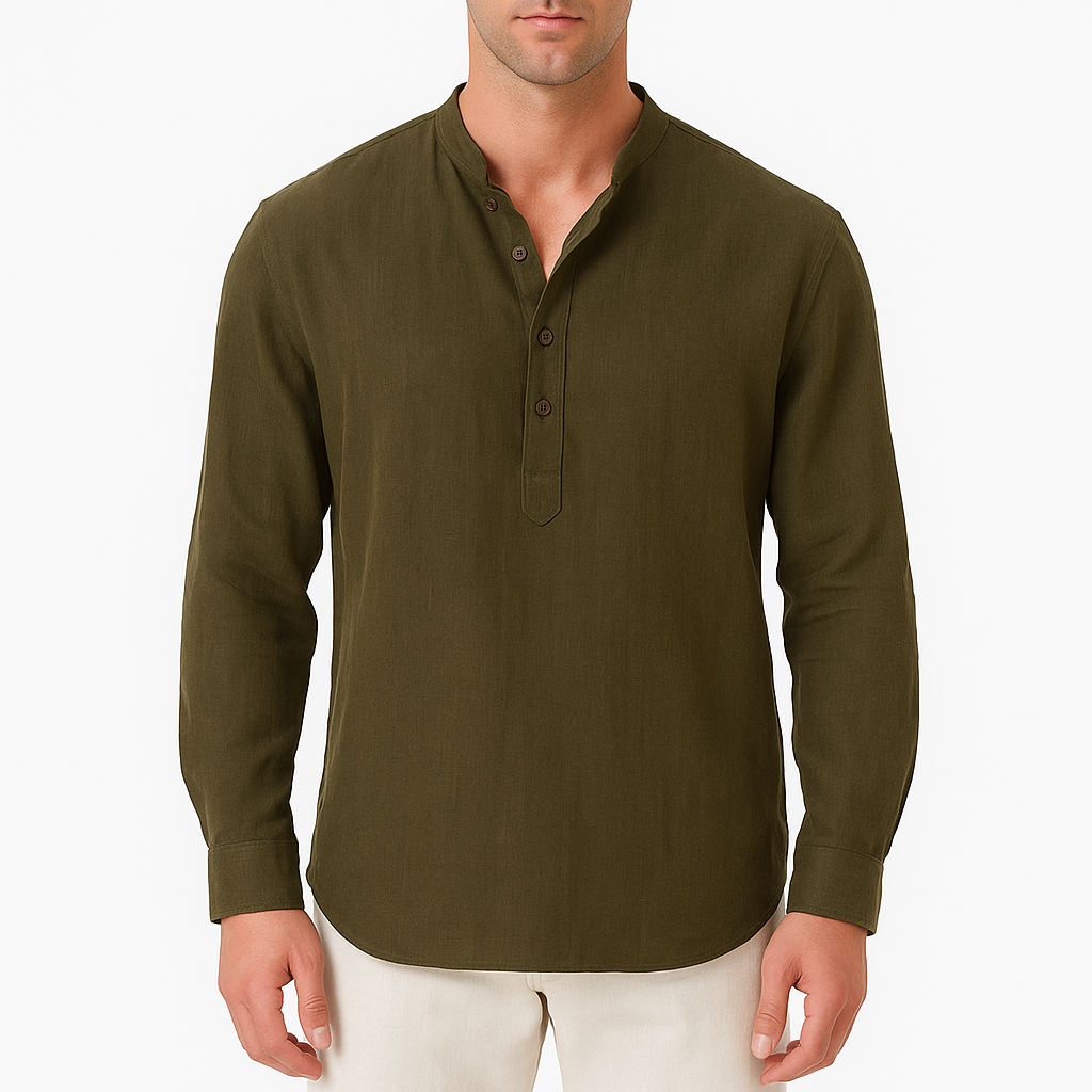 Marchmel | Homme Chemise Henley en Lin