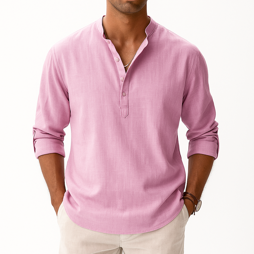 Marchmel | Homme Chemise Henley en Lin