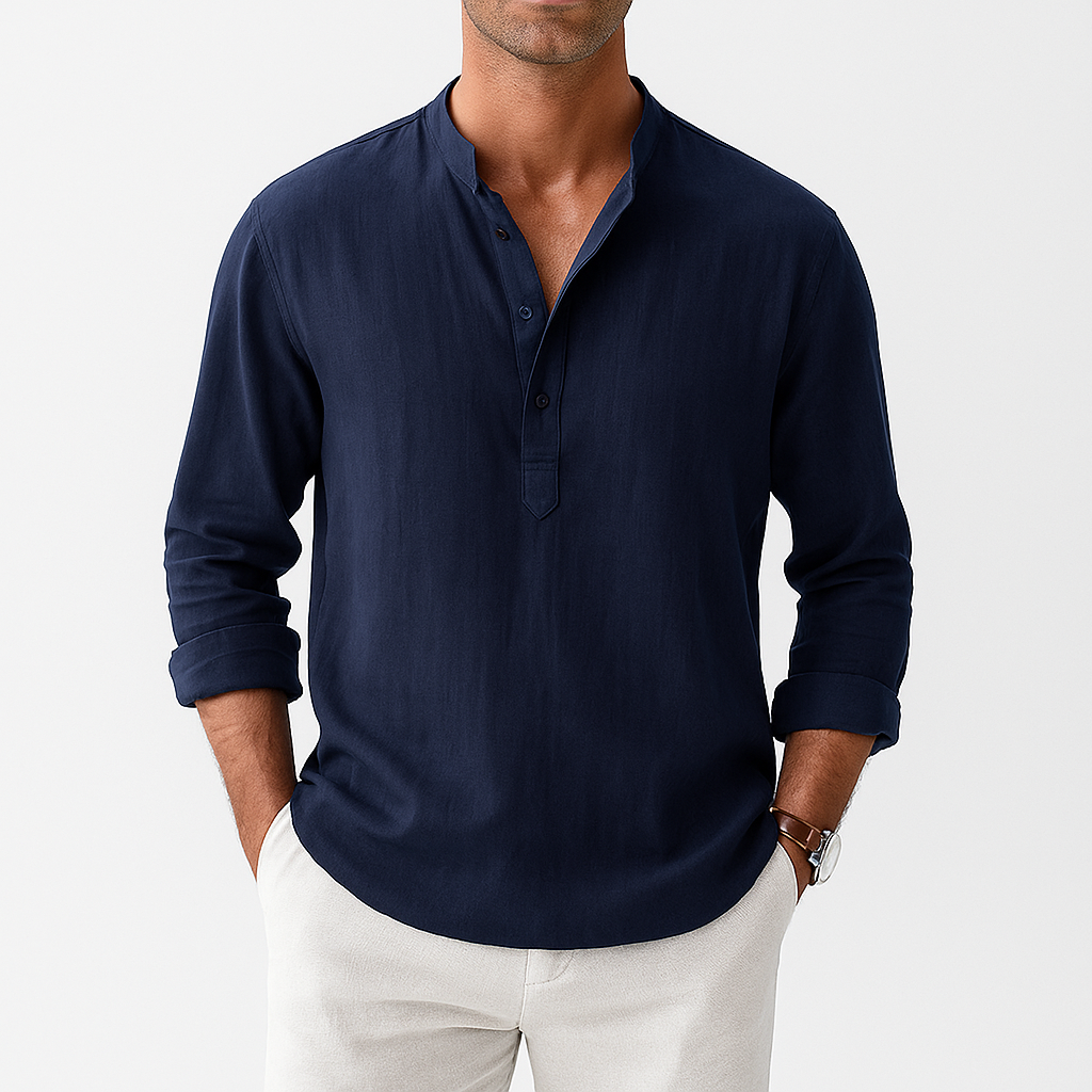 Marchmel | Homme Chemise Henley en Lin