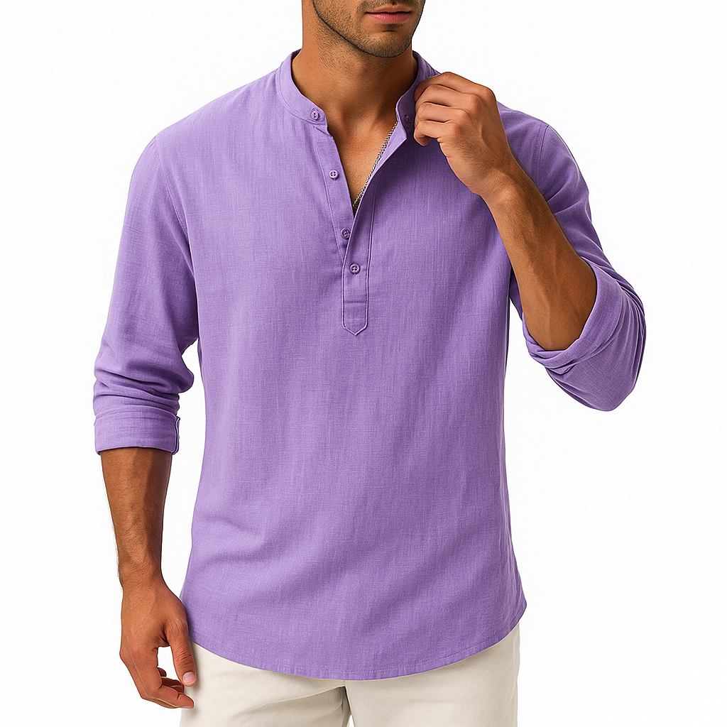 Marchmel | Homme Chemise Henley en Lin