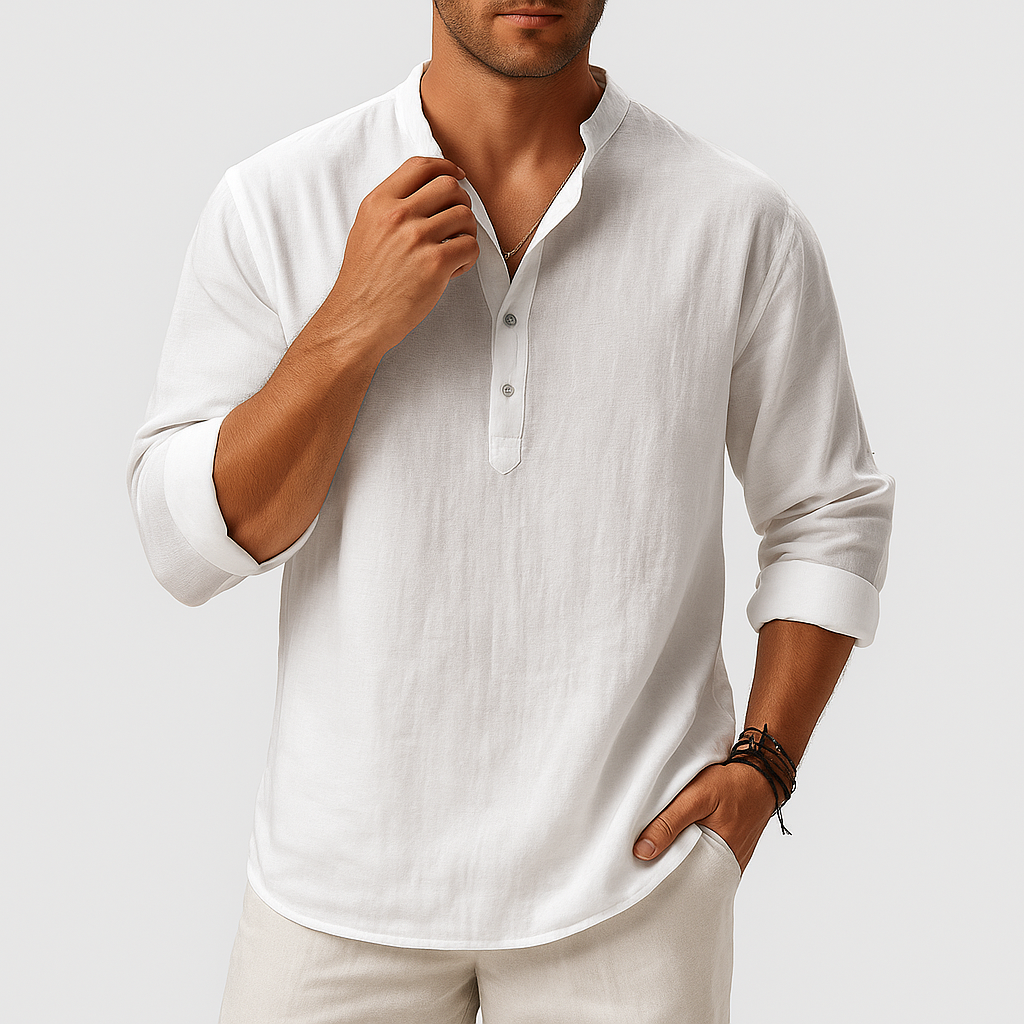 Marchmel | Homme Chemise Henley en Lin
