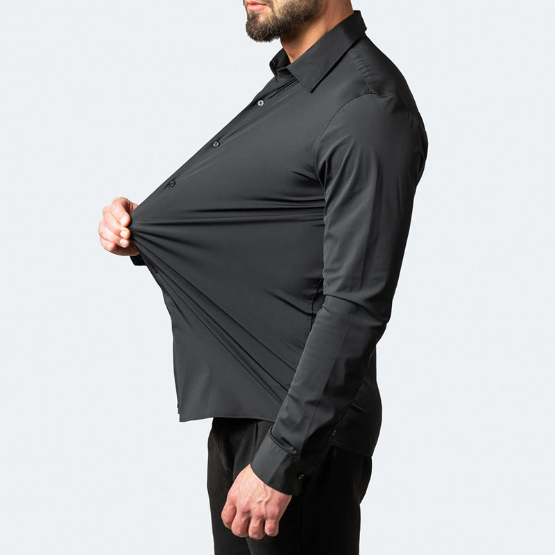 Marchmel | Homme Chemise Infroissable Stretch