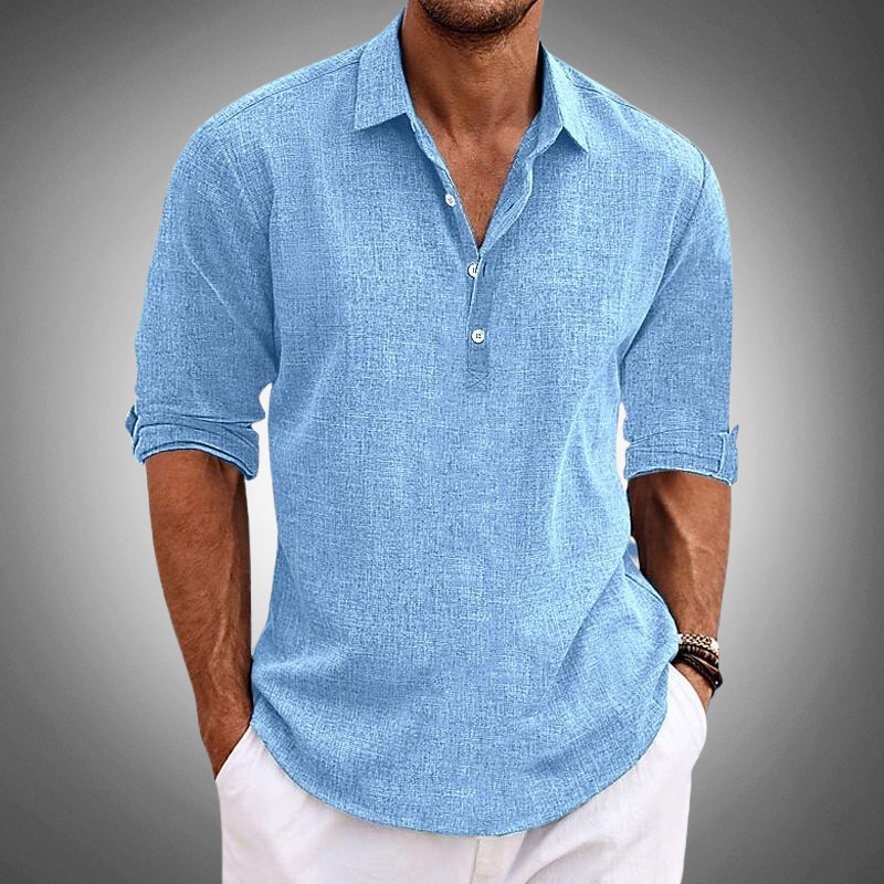 Marchmel | Homme Chemise Lin Classique Été