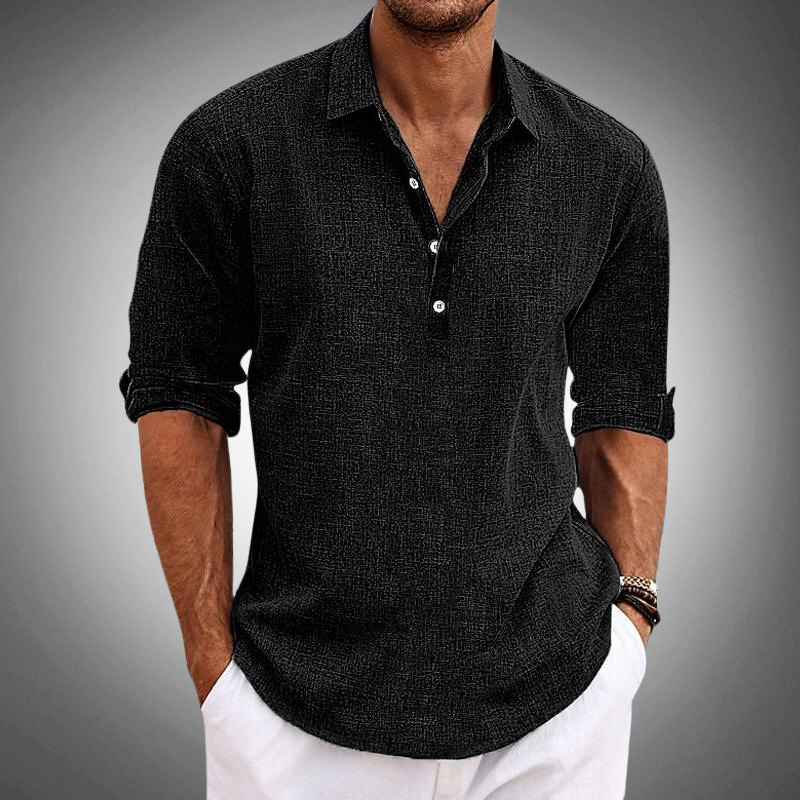 Marchmel | Homme Chemise Lin Classique Été