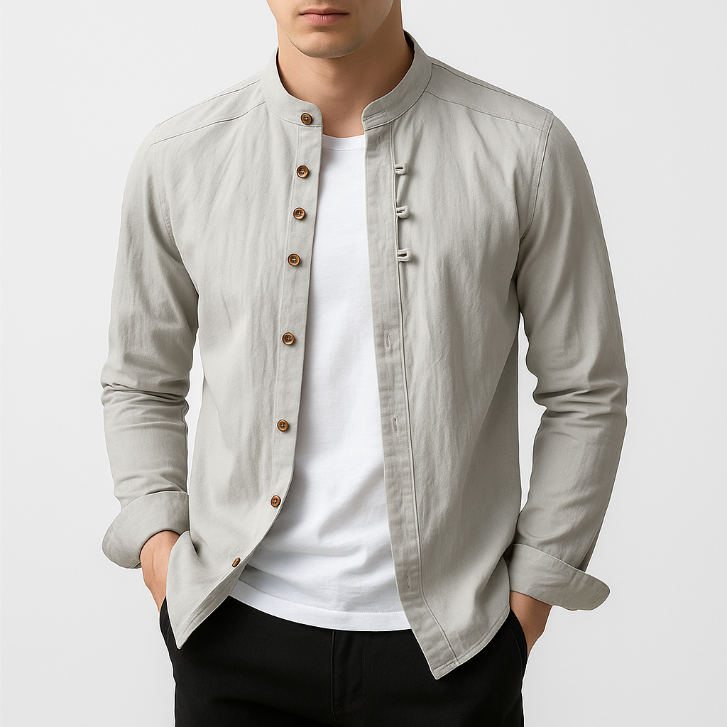 Marchmel | Homme Chemise à Col Montant