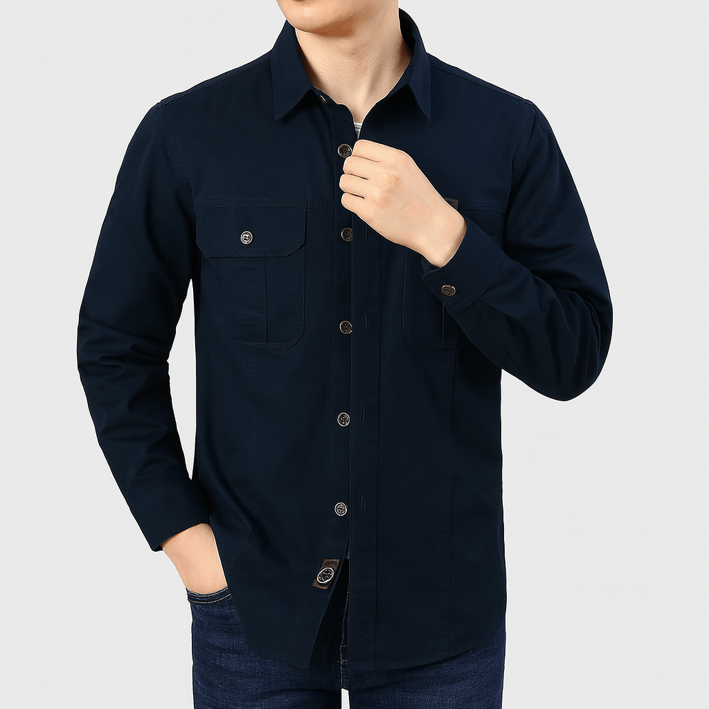 Marchmel | Homme Chemise à Col Pointu