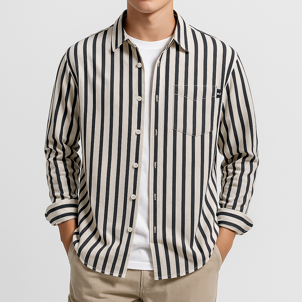 Marchmel | Homme Chemise à Rayures Niels