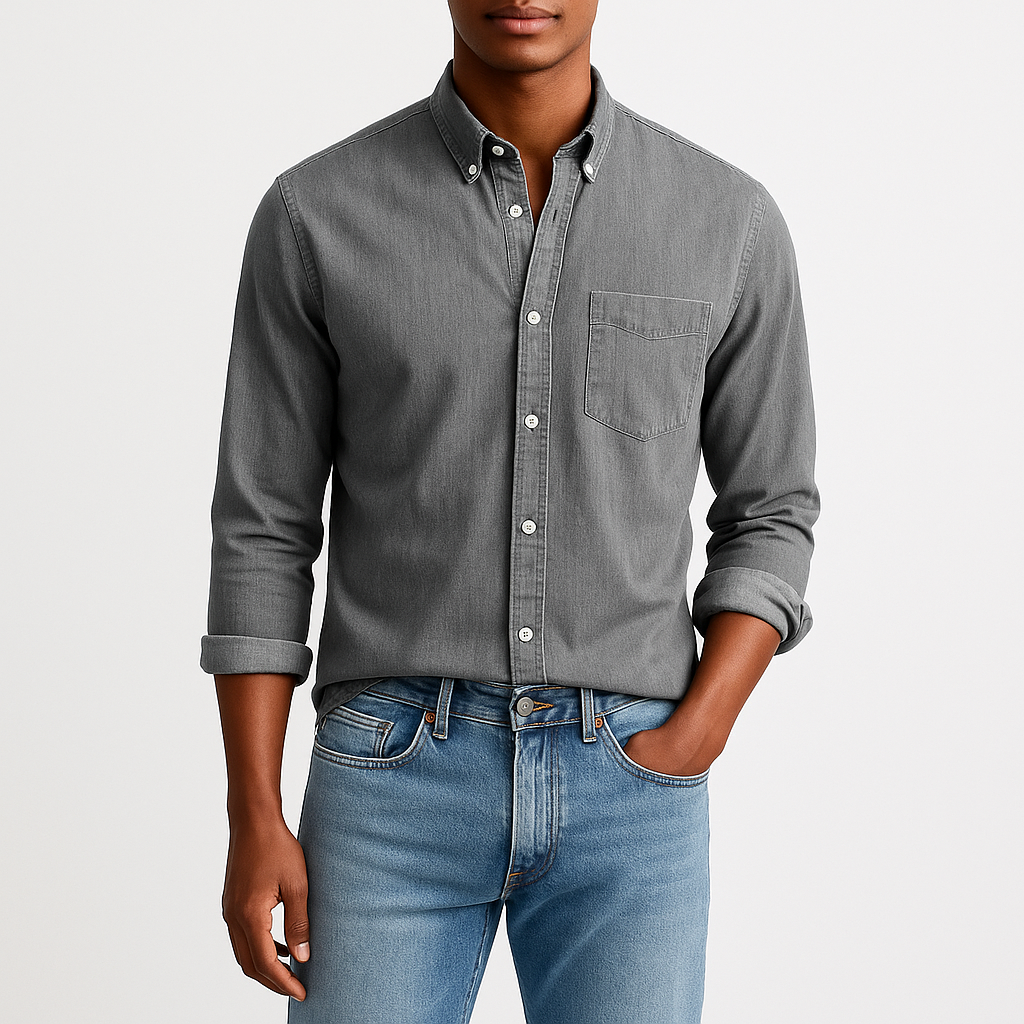 Marchmel | Homme Chemise en Coton Boutonnée