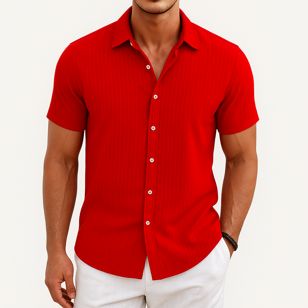 Marchmel | Homme Chemise en Coton Rayée