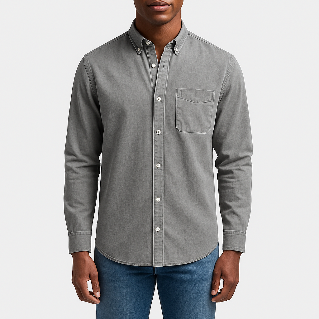 Marchmel | Homme Chemise en Denim Boutonnée