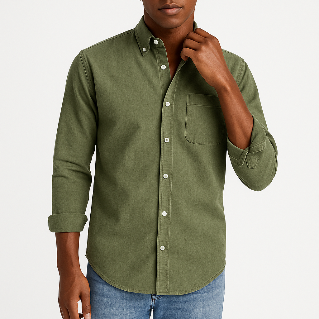 Marchmel | Homme Chemise en Denim Boutonnée