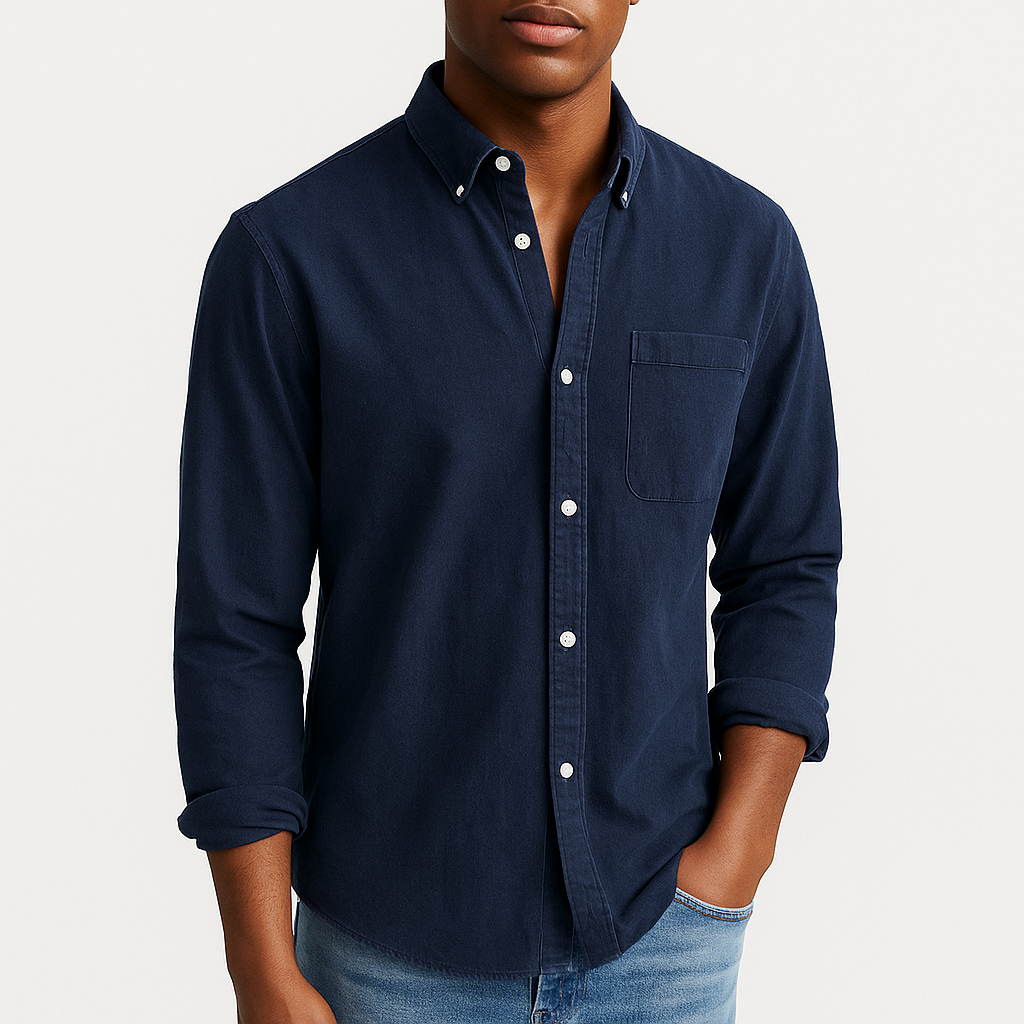 Marchmel | Homme Chemise en Denim Boutonnée