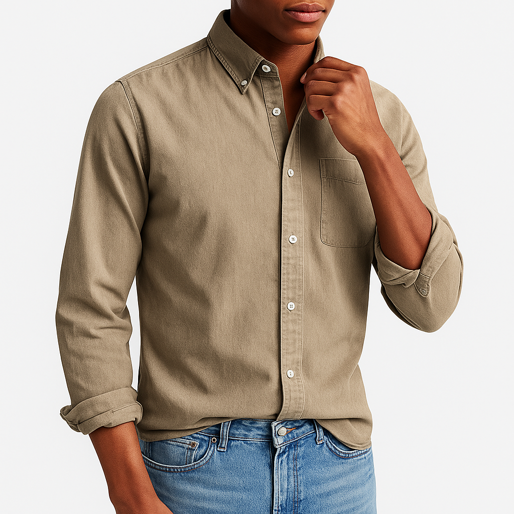 Marchmel | Homme Chemise en Denim Boutonnée