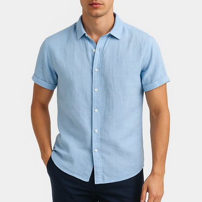 Marchmel | Homme Chemise en Lin Classique
