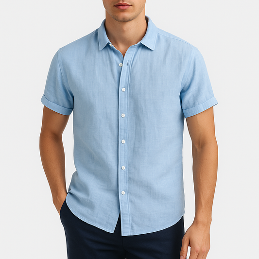 Marchmel | Homme Chemise en Lin Classique