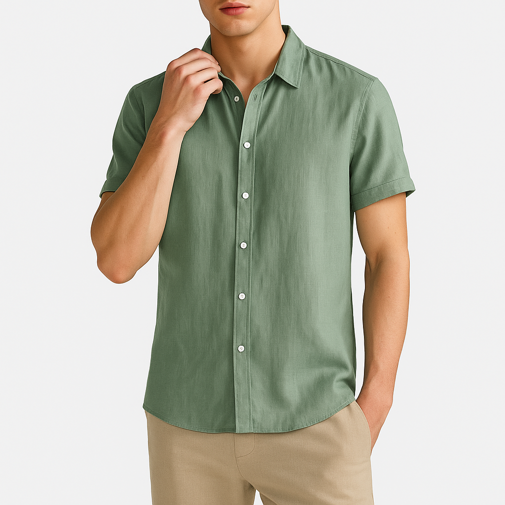 Marchmel | Homme Chemise en Lin Classique