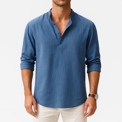Marchmel | Homme Chemise en Lin Longue