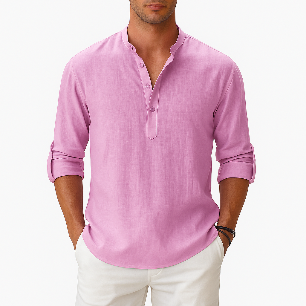 Marchmel | Homme Chemise en Lin Longue