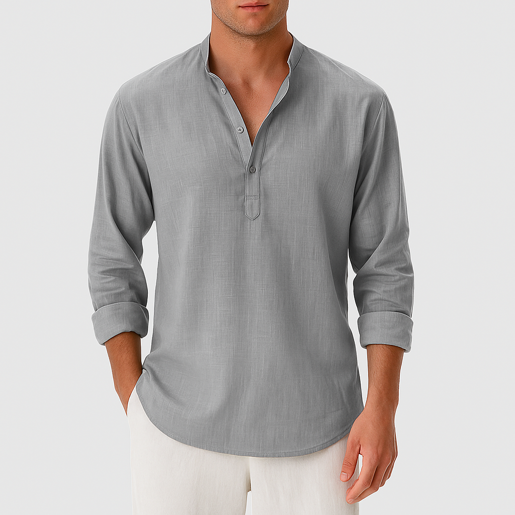Marchmel | Homme Chemise en Lin Longue