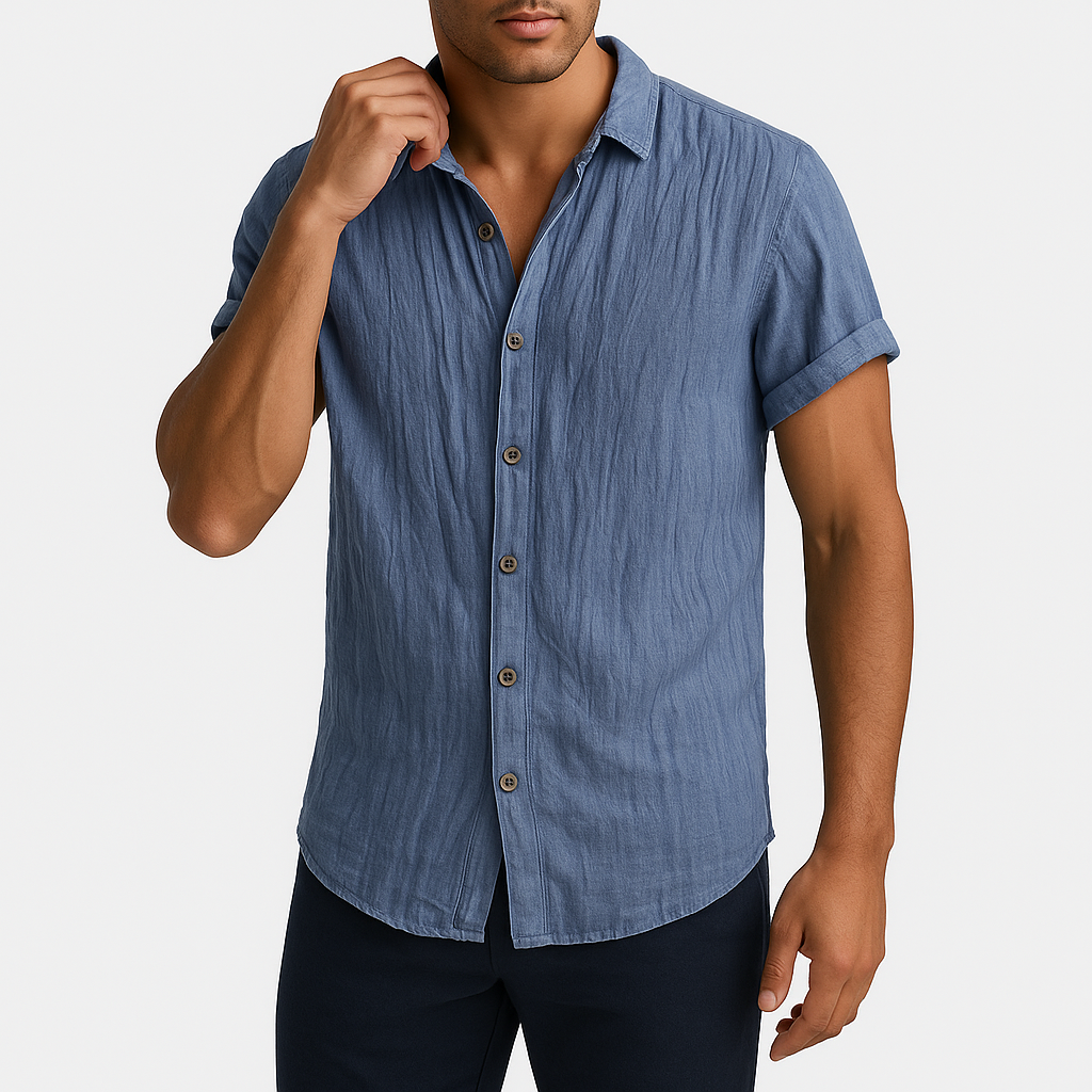 Marchmel | Homme Chemise en Lin d'Été