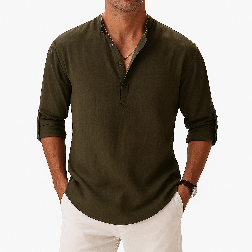 Marchmel | Homme Chemise en Mélange Lin