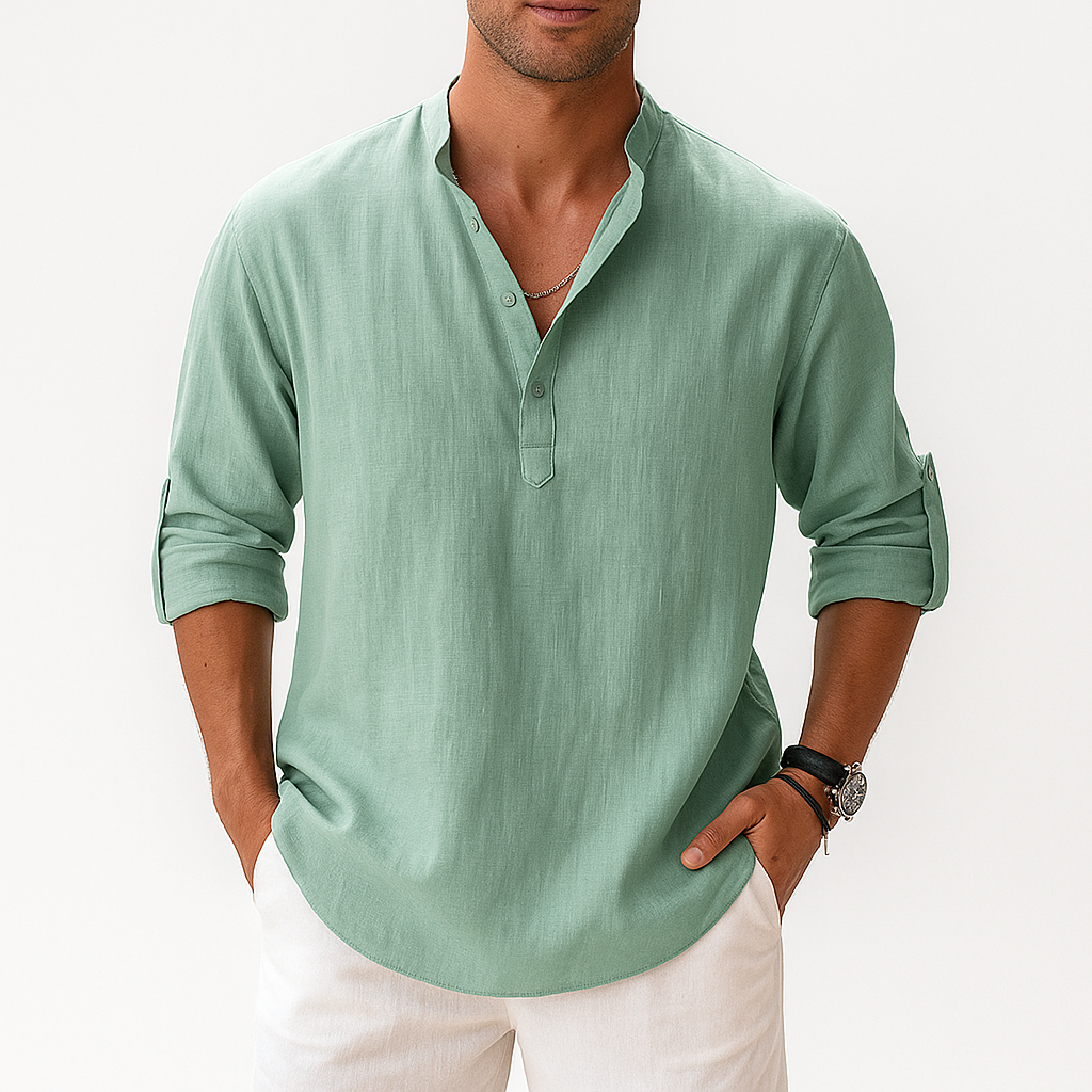 Marchmel | Homme Chemise en Mélange Lin