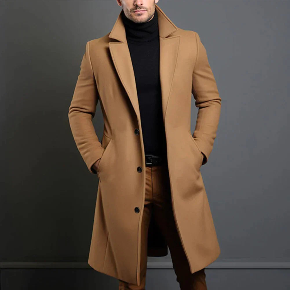 Marchmel | Homme Manteau Long Coupe Slim Habillé Hiver