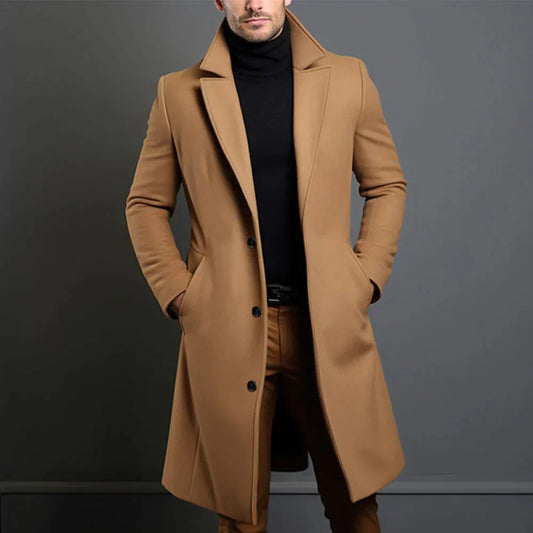 Marchmel | Homme Manteau Long Coupe Slim Habillé Hiver