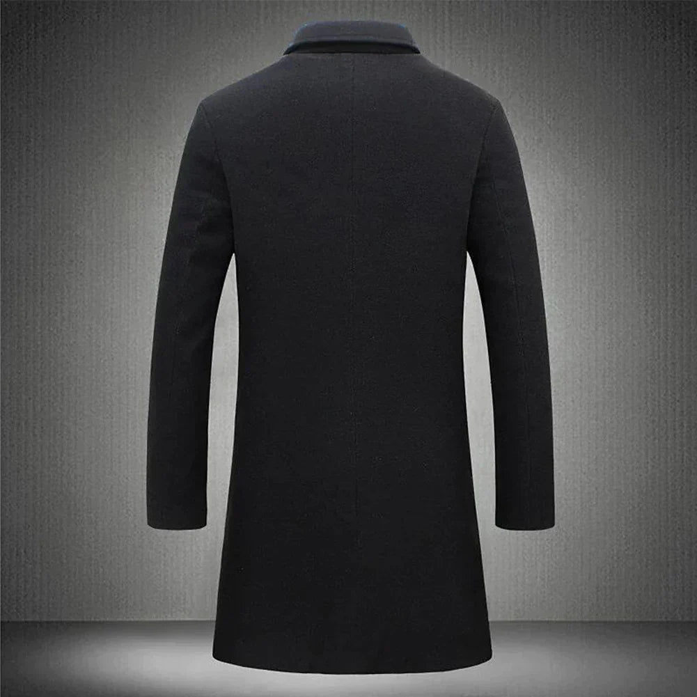 Marchmel | Homme Manteau Long Coupe Slim Habillé Hiver