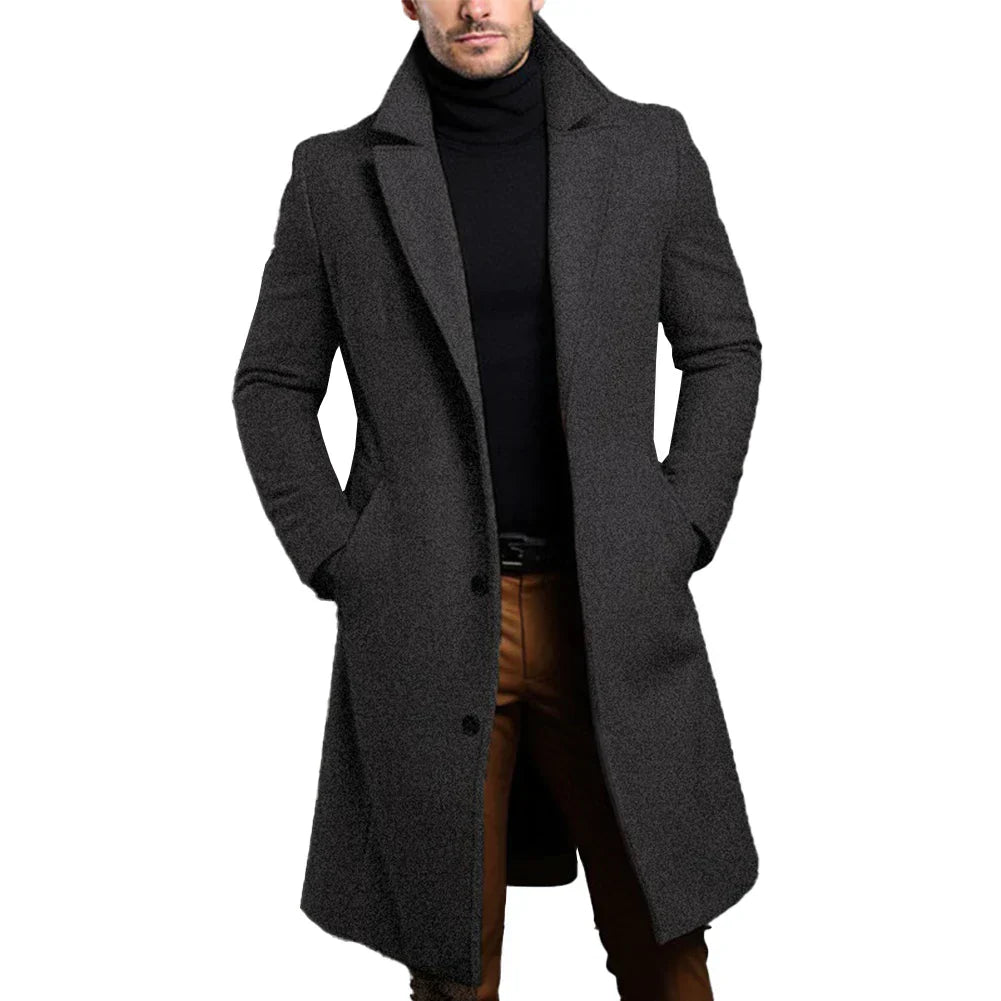 Marchmel | Homme Manteau Long Coupe Slim Habillé Hiver