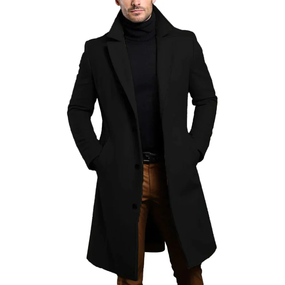 Marchmel | Homme Manteau Long Coupe Slim Habillé Hiver