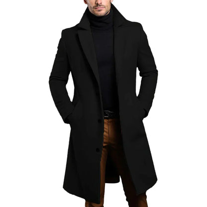 Marchmel | Homme Manteau Long Coupe Slim Habillé Hiver