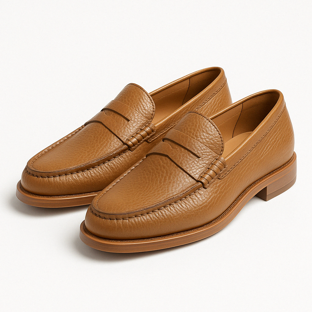 Marchmel | Homme Mocassins en Cuir Lisse Élégants