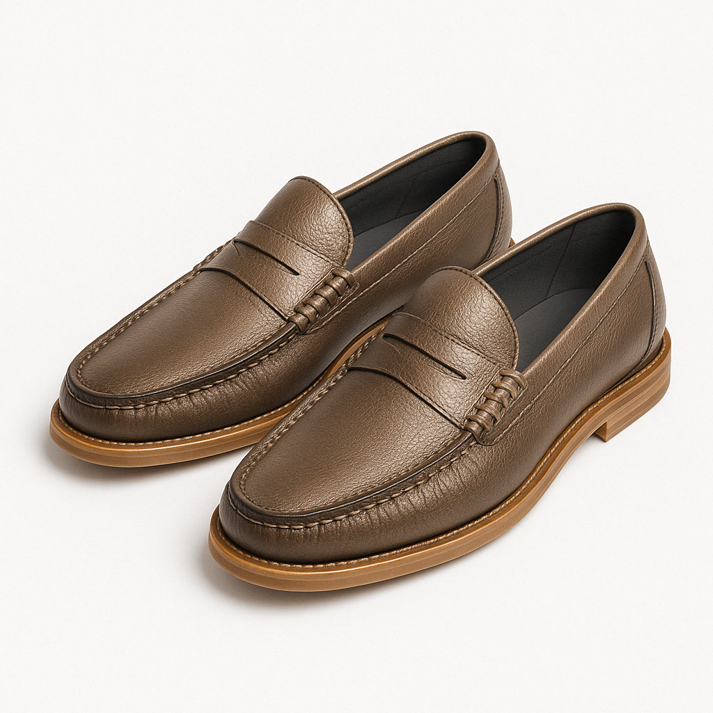 Marchmel | Homme Mocassins en Cuir Lisse Élégants