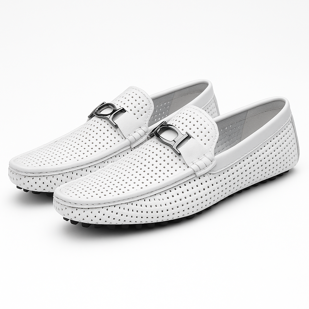Marchmel | Homme Mocassins en Cuir Véritable Premium