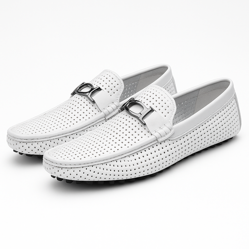 Marchmel | Homme Mocassins en Cuir Véritable Premium