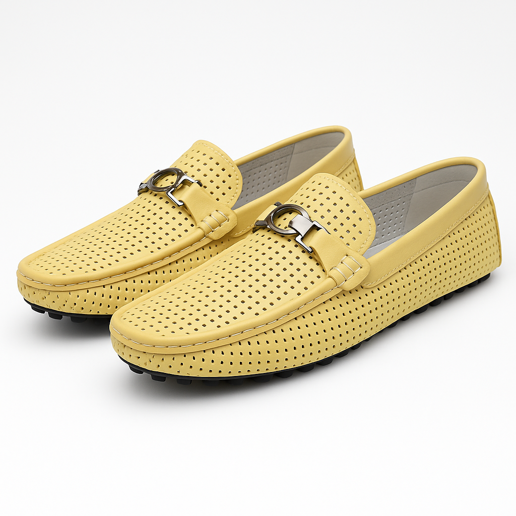 Marchmel | Homme Mocassins en Cuir Véritable Premium