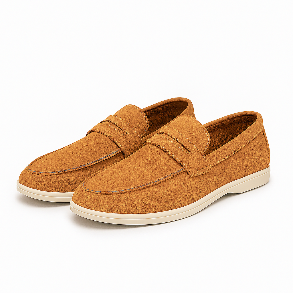 Marchmel | Homme Mocassins en Suède Cousus Main