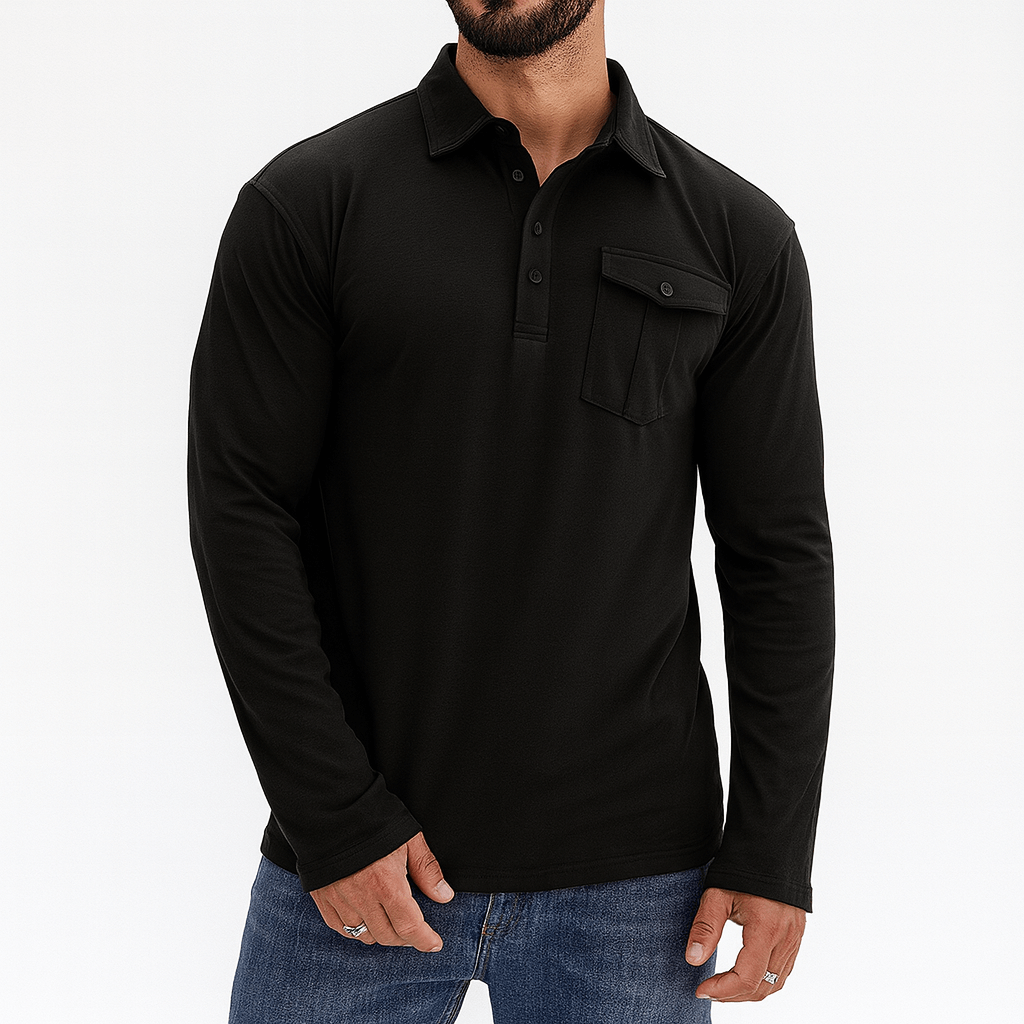 Marchmel | Homme Polo à manches longues