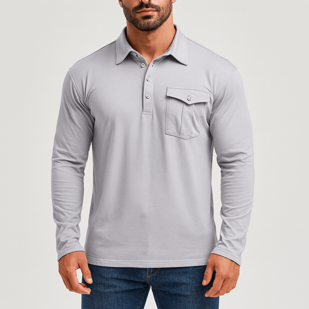 Marchmel | Homme Polo à manches longues