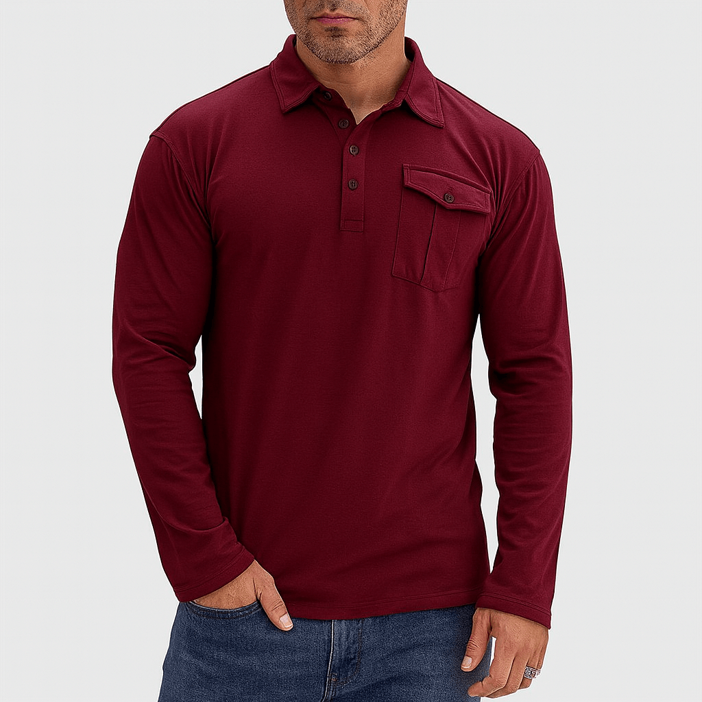 Marchmel | Homme Polo à manches longues