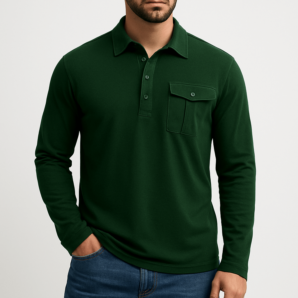 Marchmel | Homme Polo à manches longues