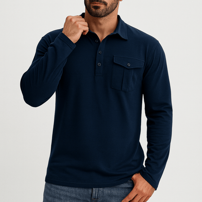 Marchmel | Homme Polo à manches longues